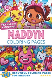 Maddyn Coloring Book Cover