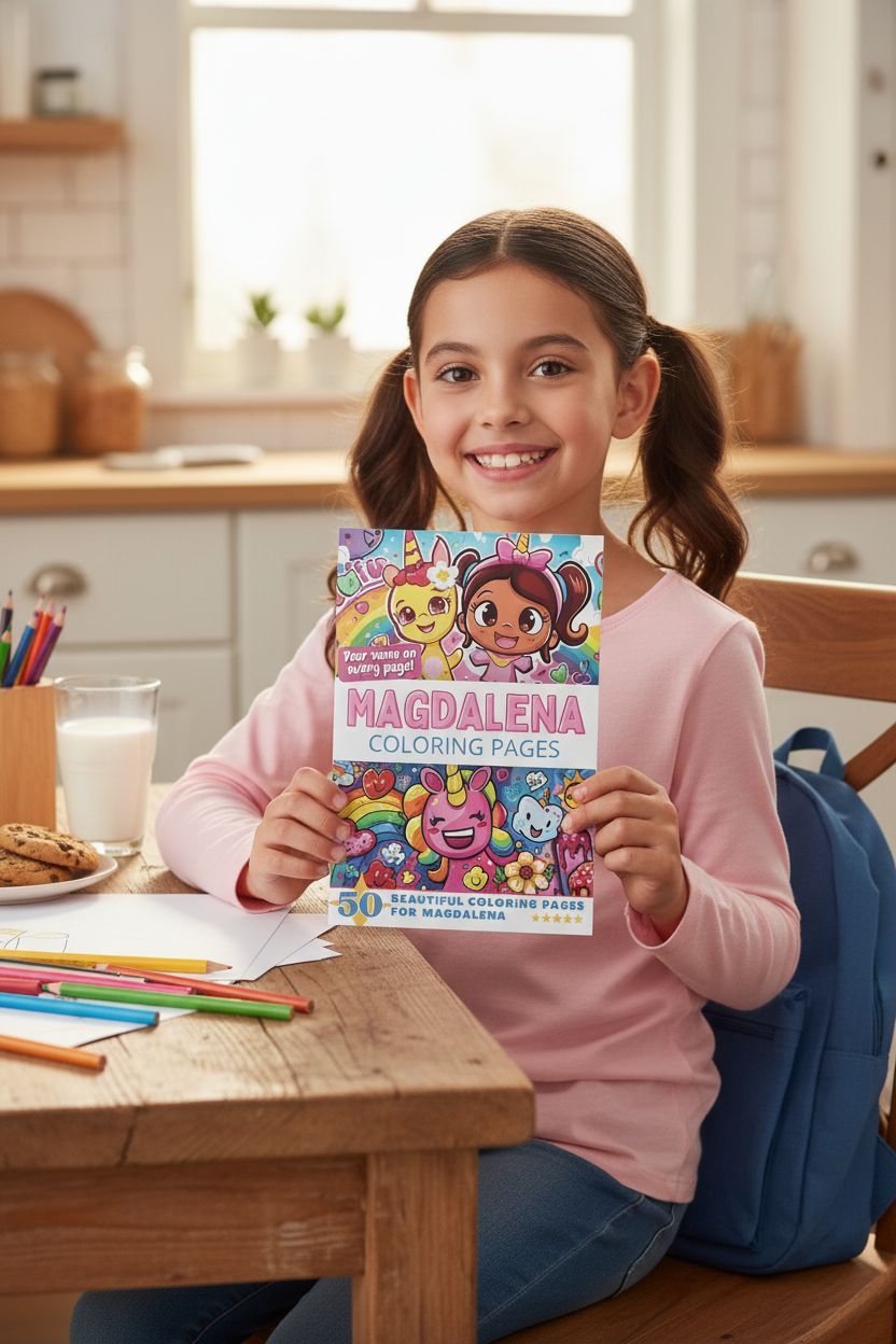 Magdalena personal coloring pages