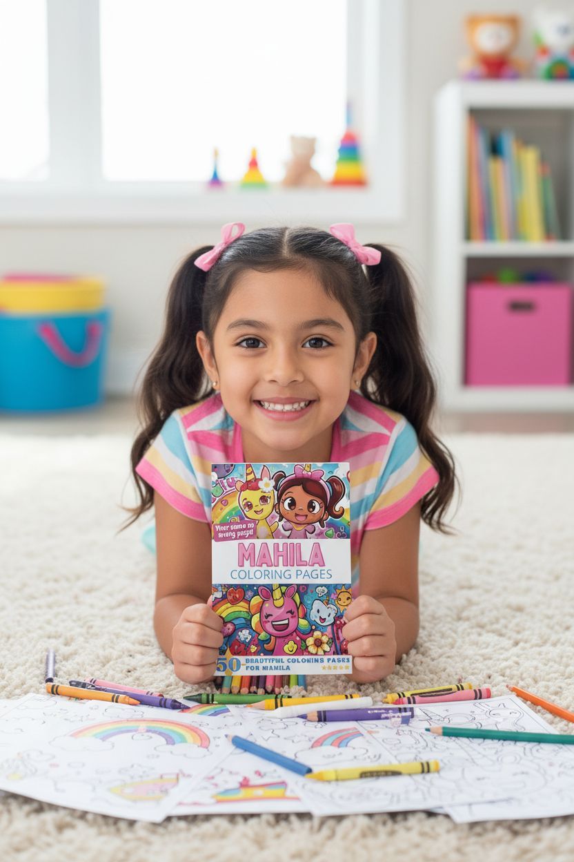 Mahila personal coloring pages