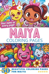 Maiya Coloring Book Cover
