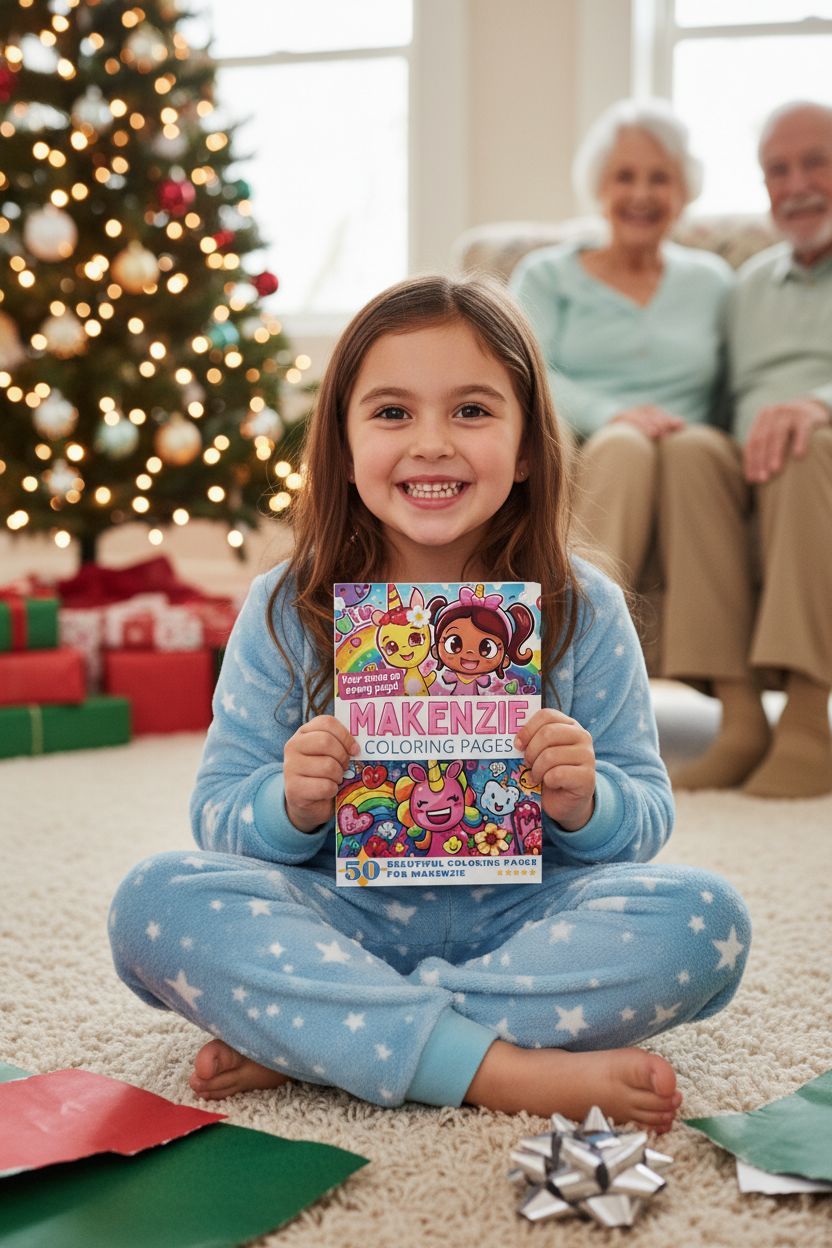Makenzie Christmas coloring pages gift