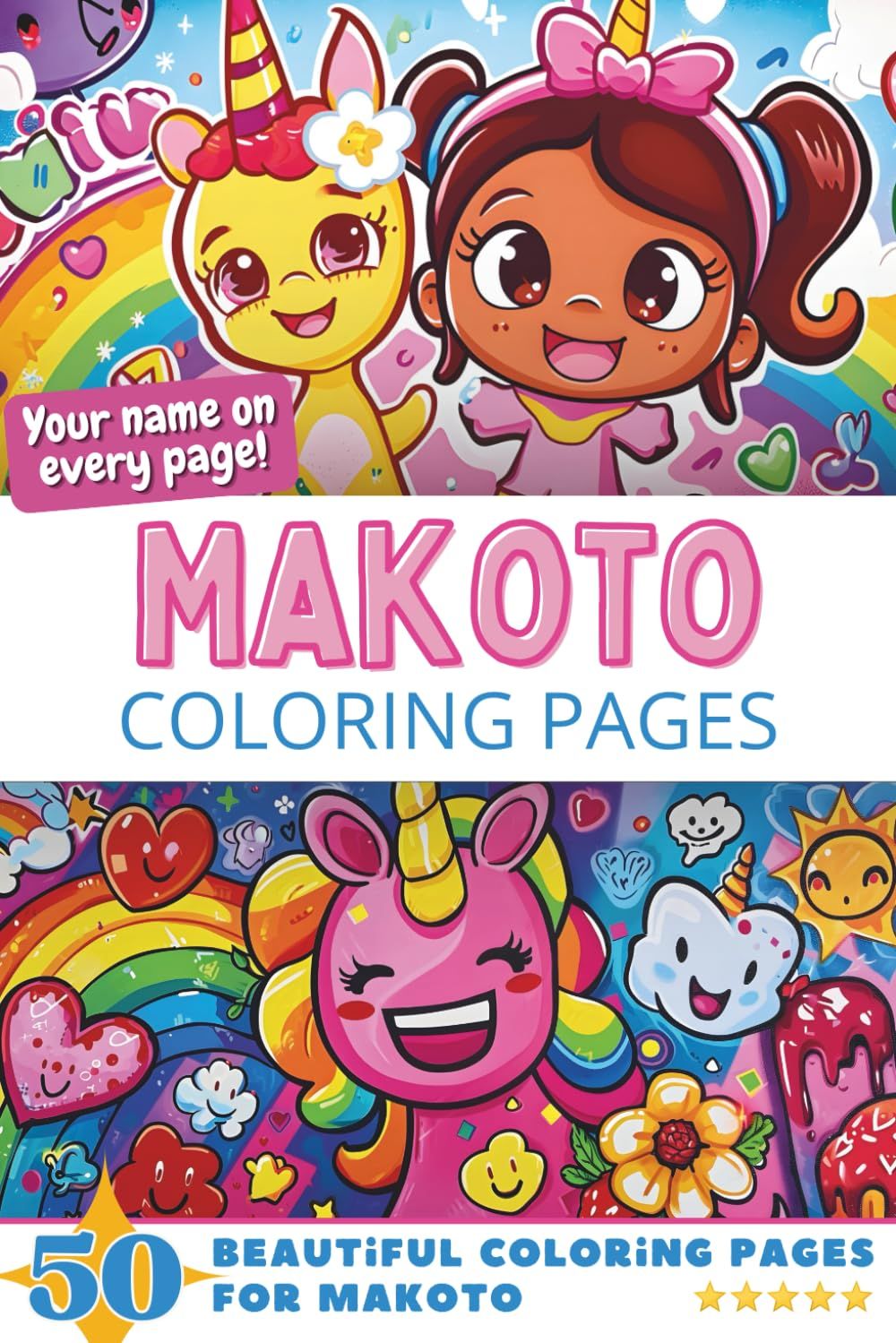 Makoto Coloring Pages Cover