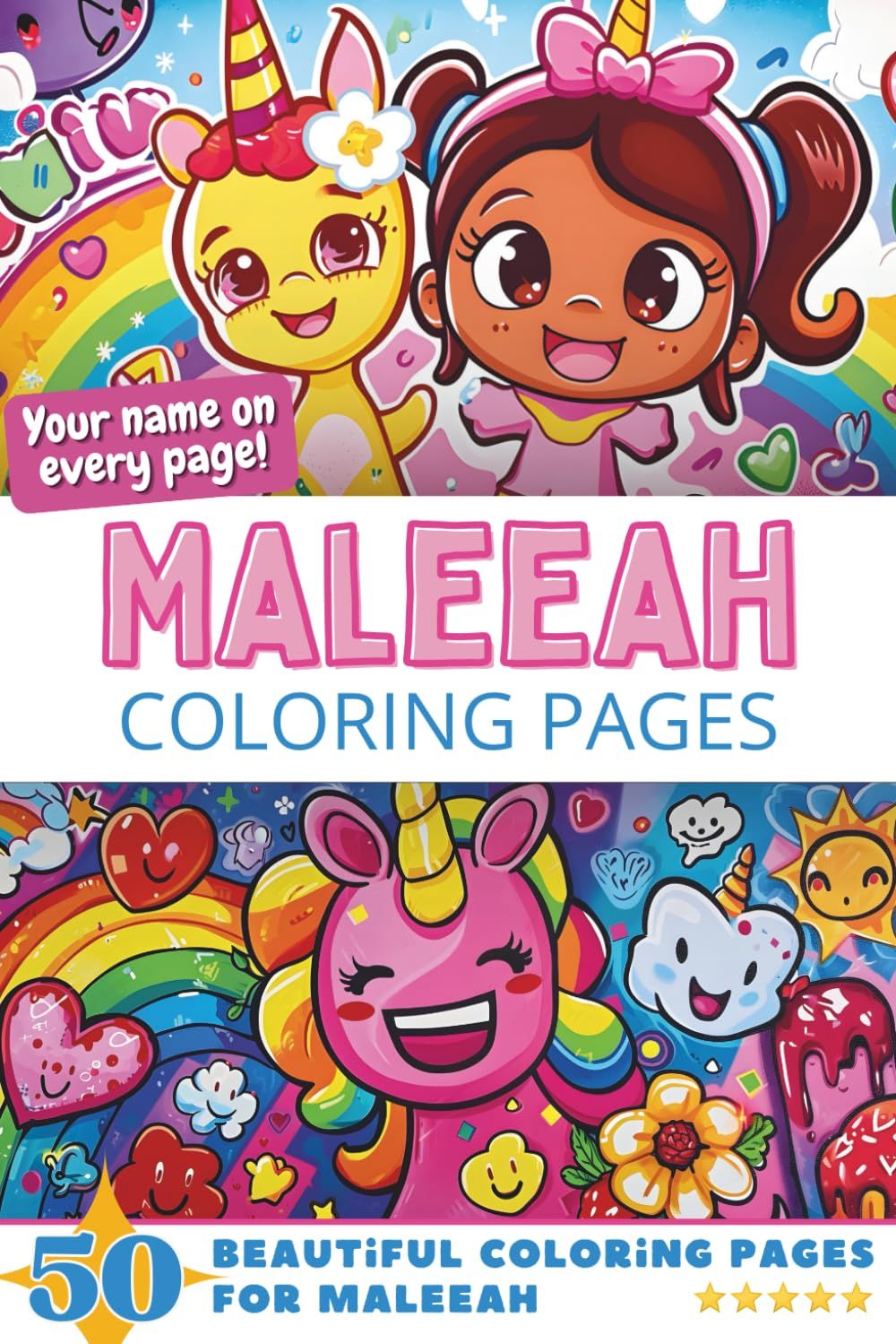 Maleeah Coloring Book Cover