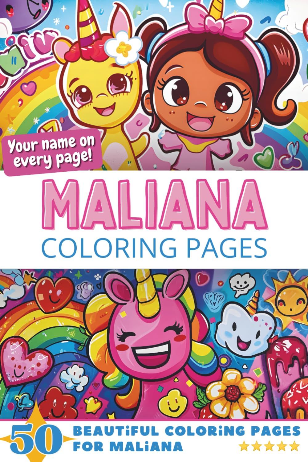 Maliana Coloring Book Cover
