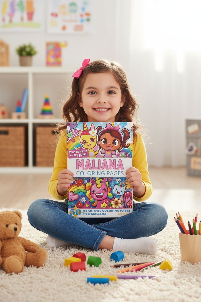 Maliana personal coloring pages