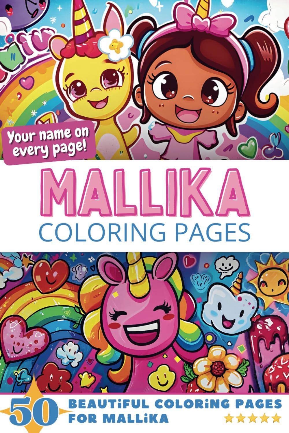Mallika Coloring Book Cover