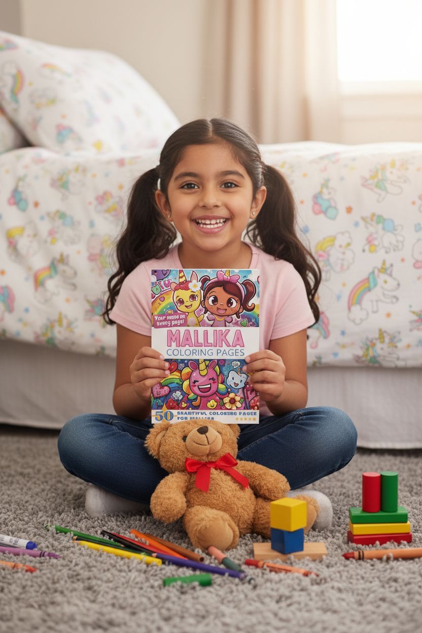 Mallika personal coloring pages