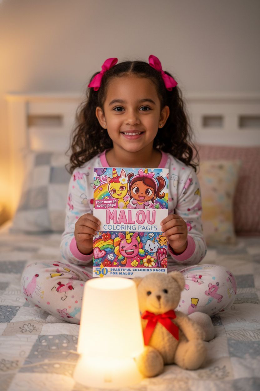 Malou personal coloring pages