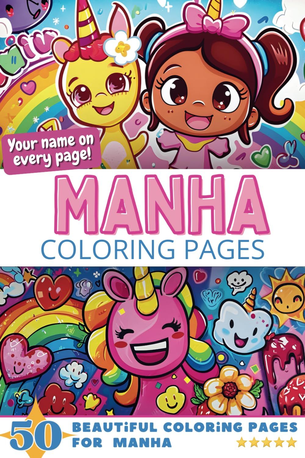 Manha Coloring Pages Cover