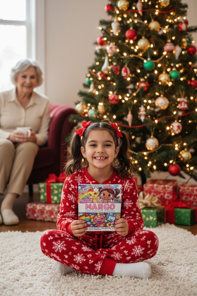 Margo Christmas coloring pages gift