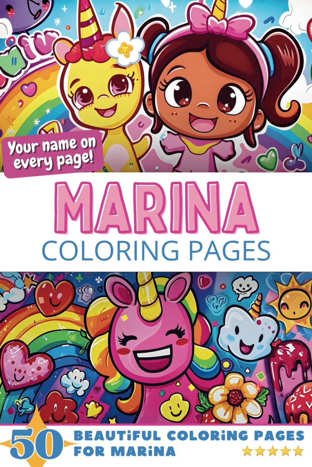 Marina Coloring Book Cover