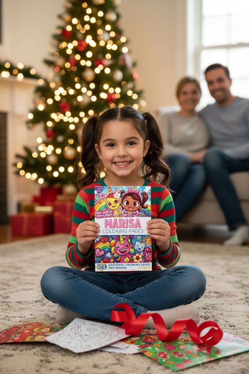 Marisa Christmas coloring pages gift