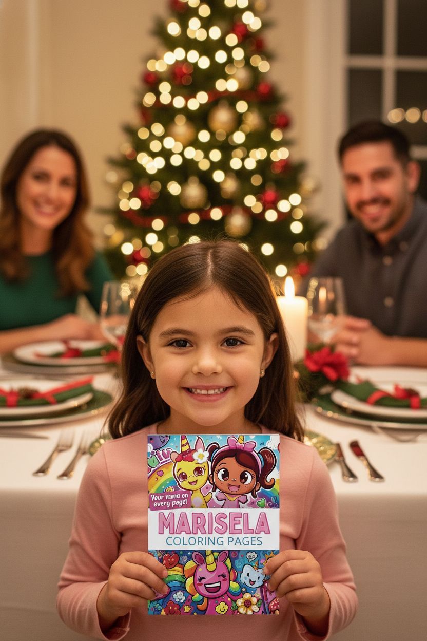 Marisela Christmas coloring pages gift
