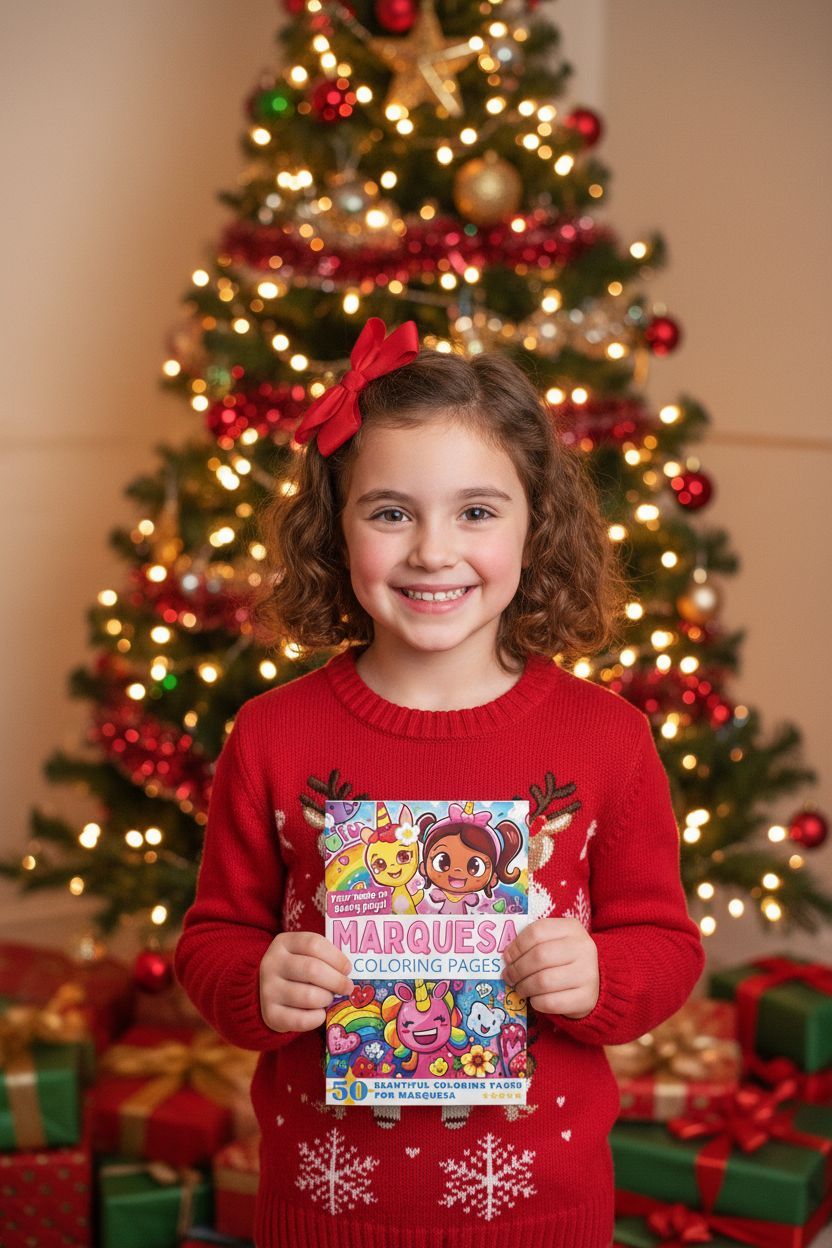 Marquesa Christmas coloring pages gift