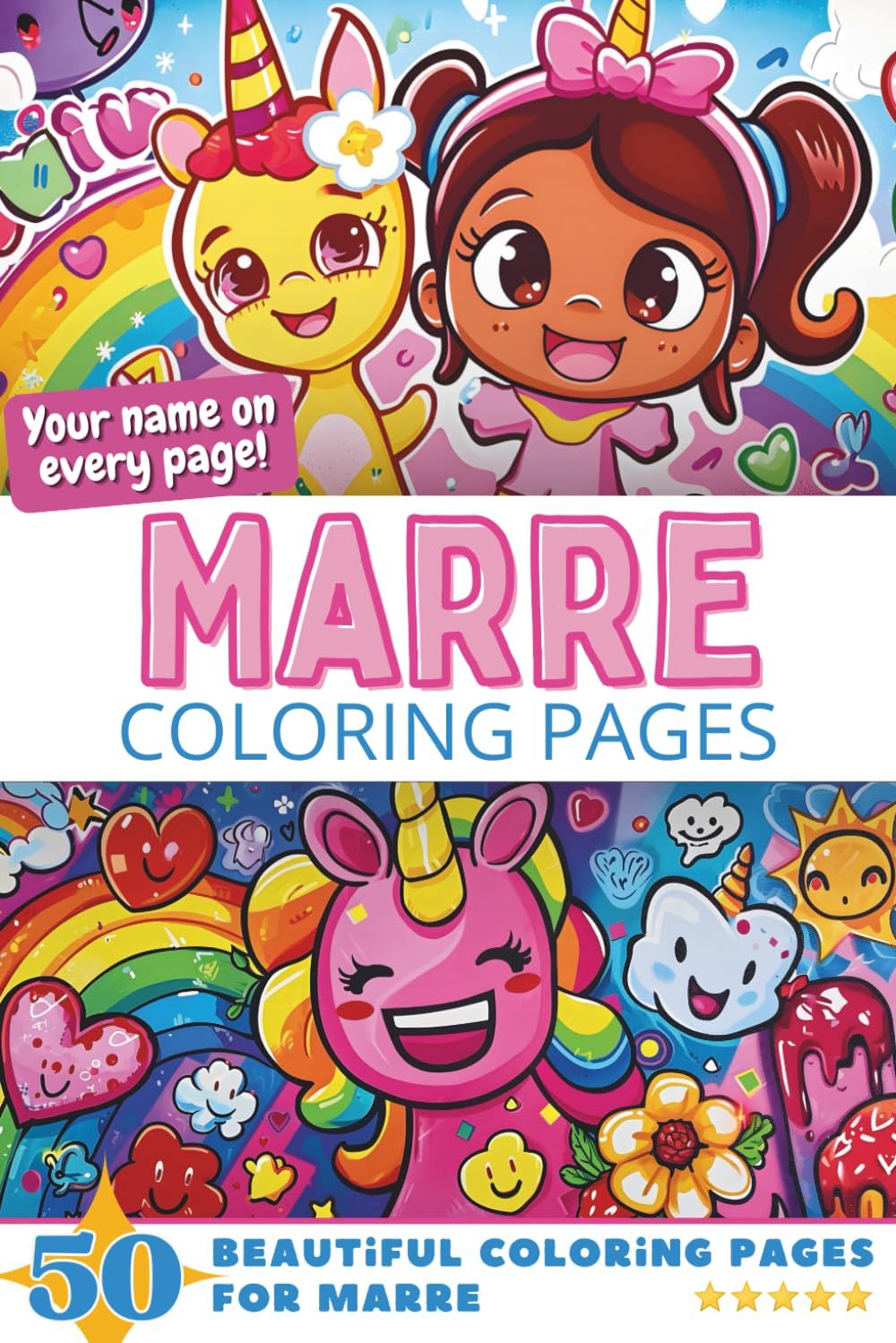 Marre Coloring Book Cover
