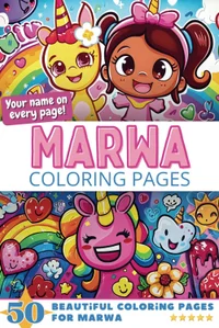 Marwa Coloring Book Cover