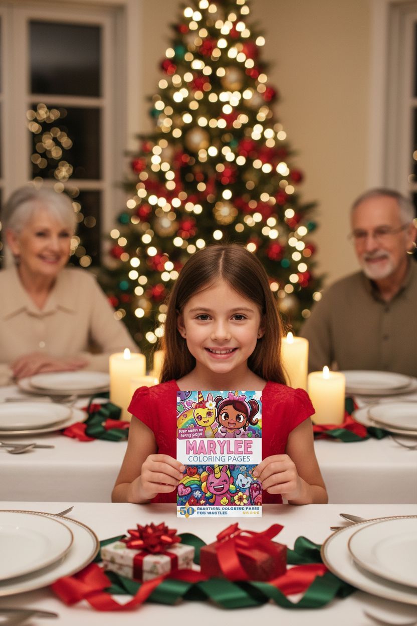 Marylee Christmas coloring pages gift