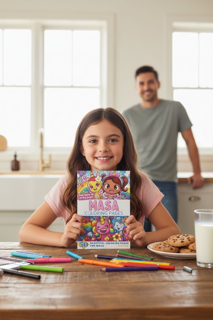 Masa personal coloring pages