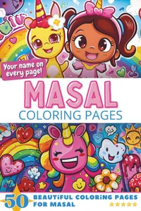 Masal Coloring Book Cover