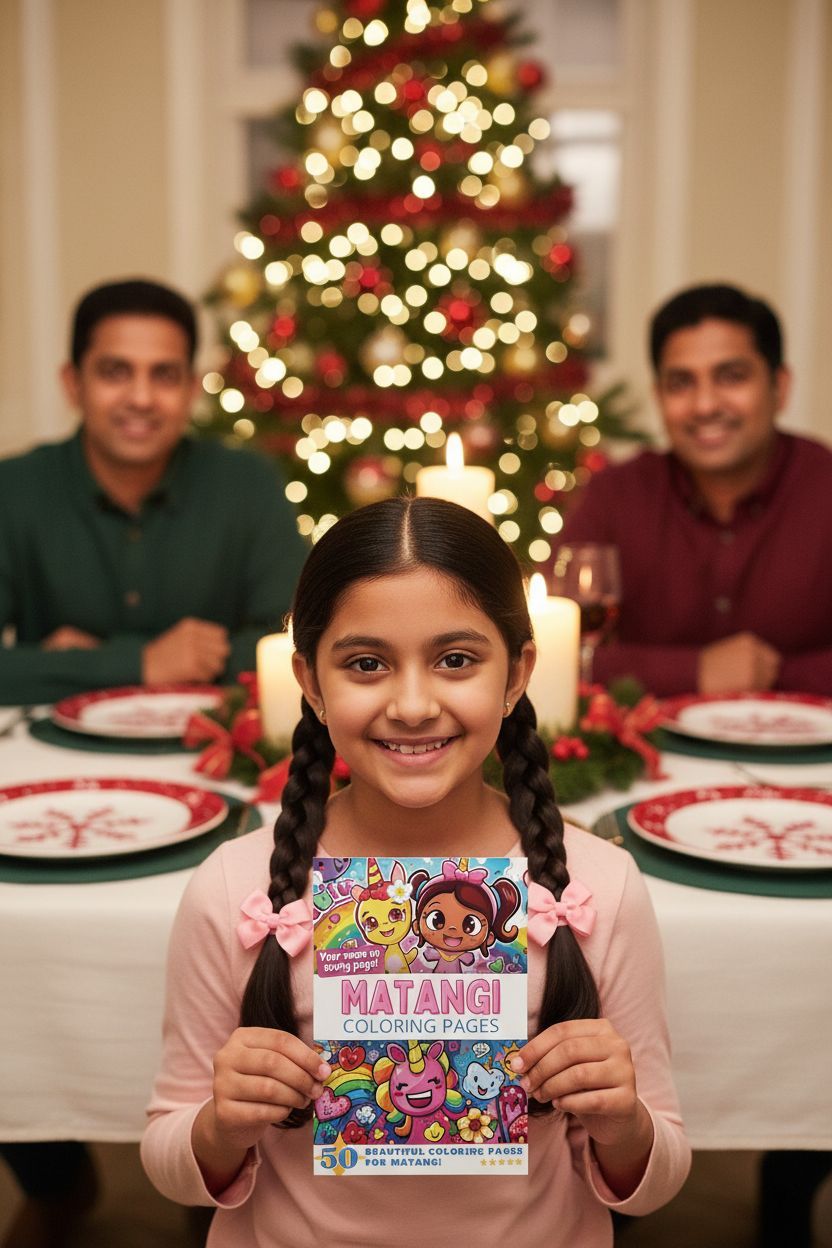 Matangi Christmas coloring pages gift
