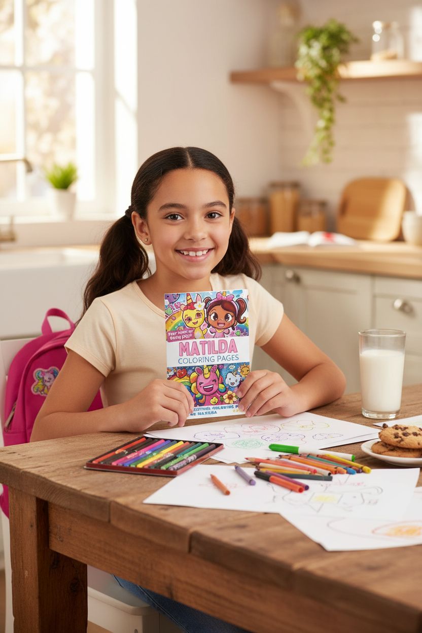 Matilda personal coloring pages