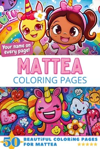 Mattea Coloring Book Cover