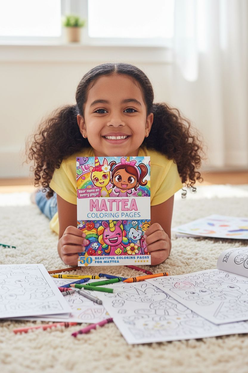 Mattea personal coloring pages