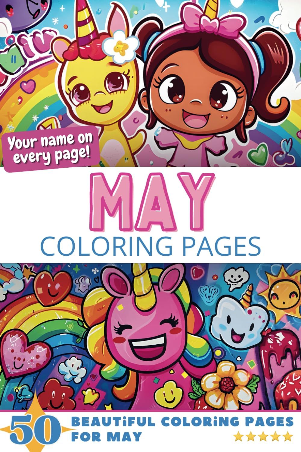 May Coloring Pages Cover