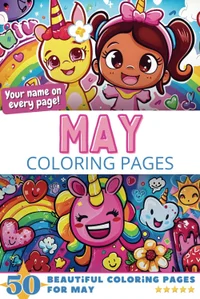 May Coloring Book Cover