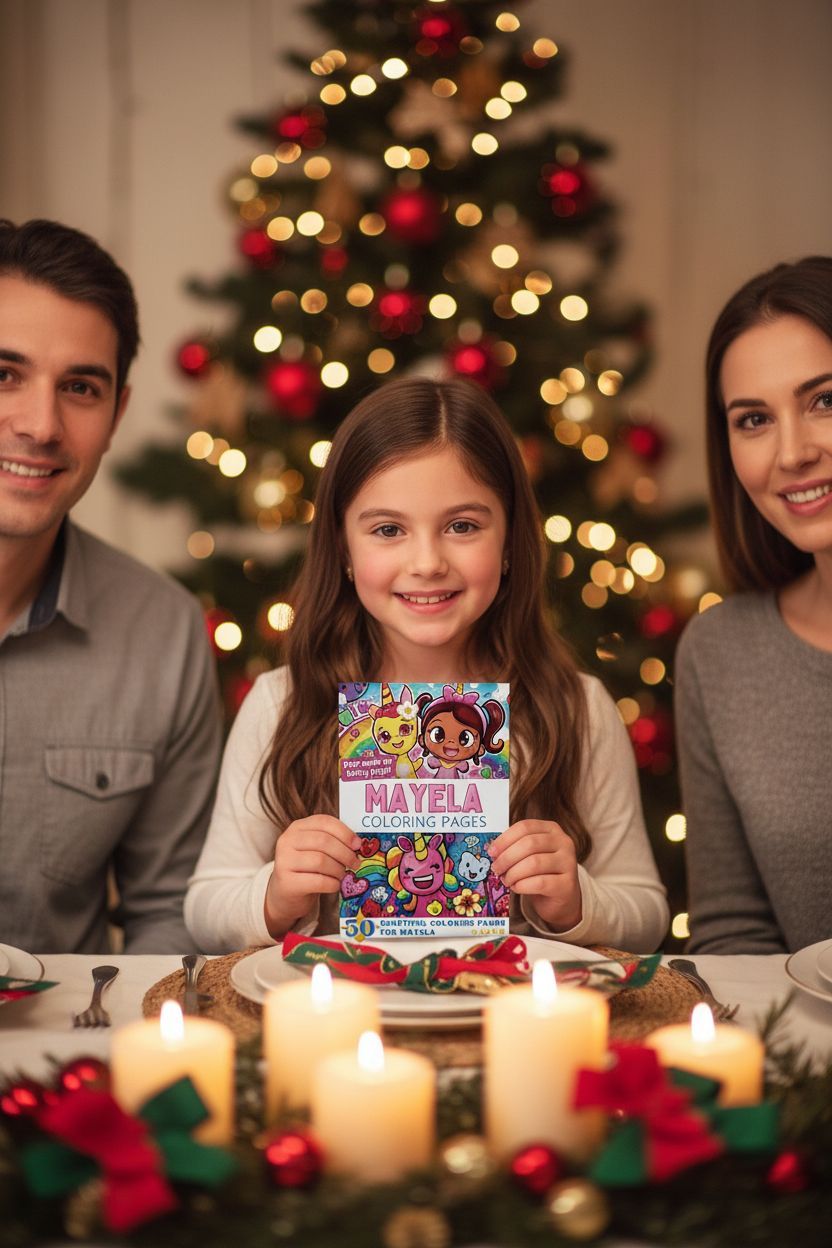 Mayela Christmas coloring pages gift