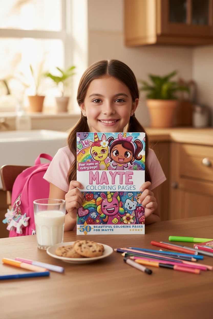 Mayte personal coloring pages