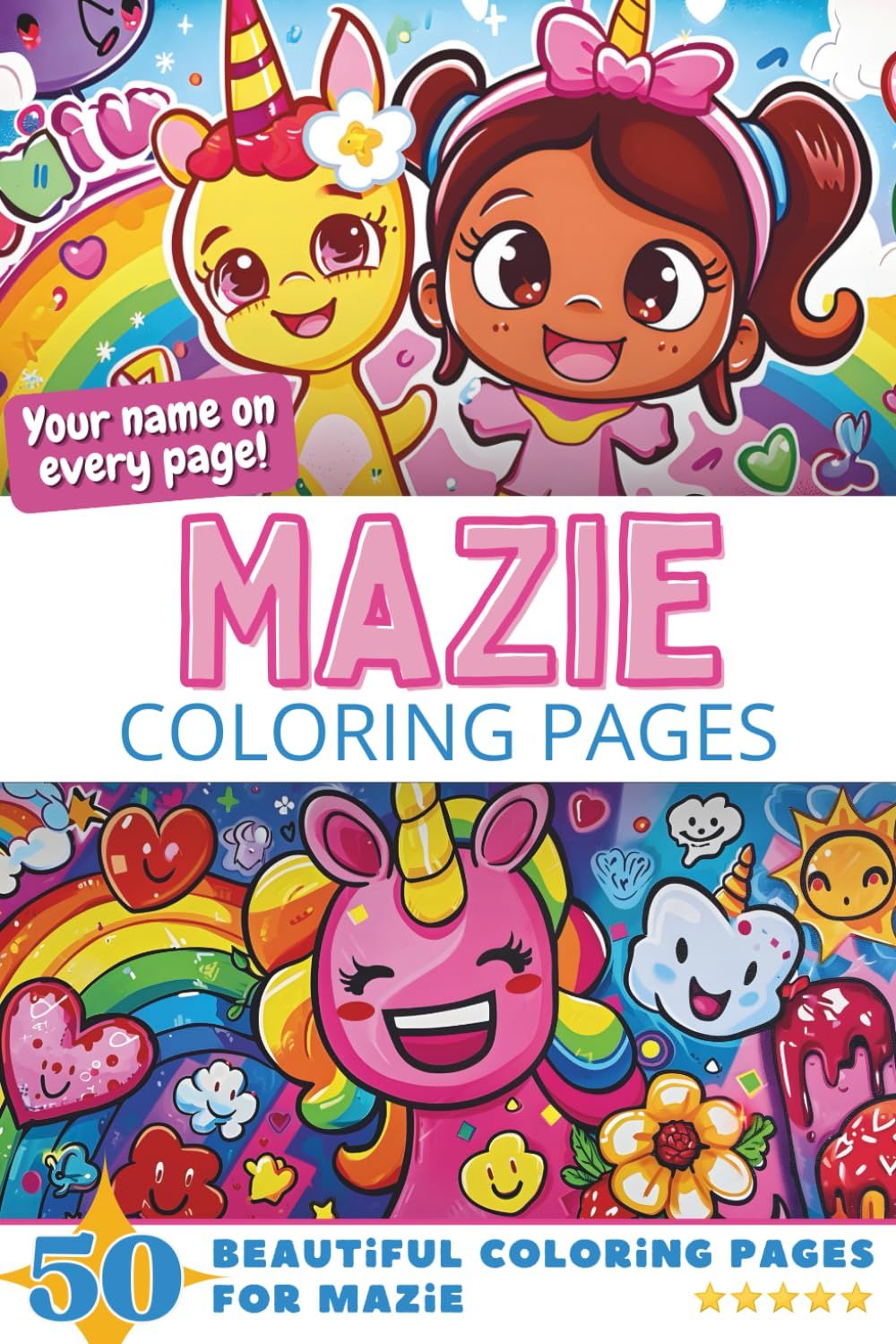 Mazie Coloring Book Cover