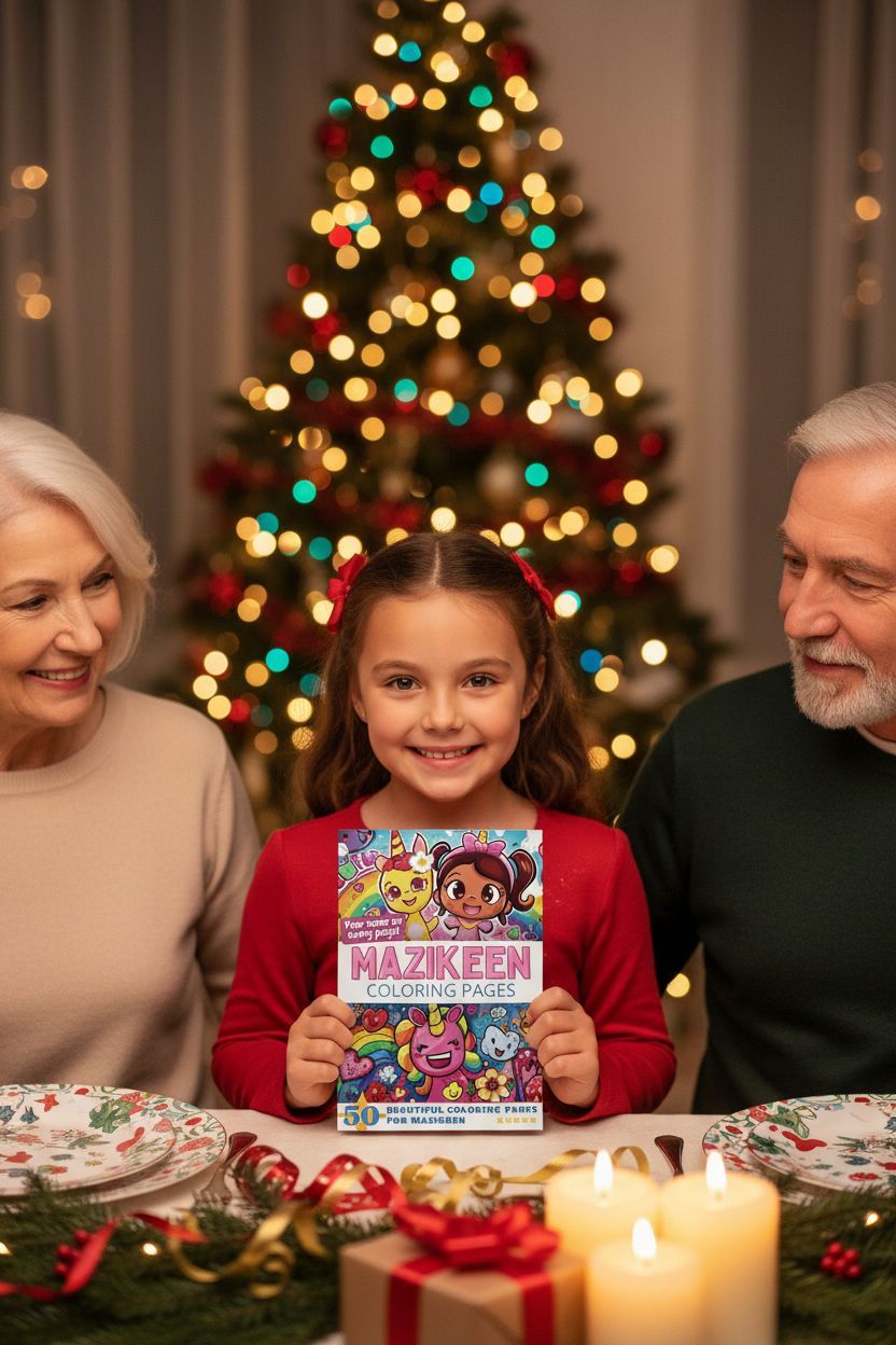 Mazikeen Christmas coloring pages gift