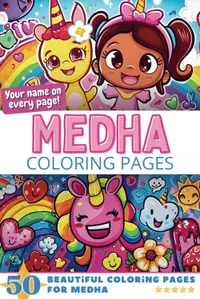 Medha Coloring Book Cover