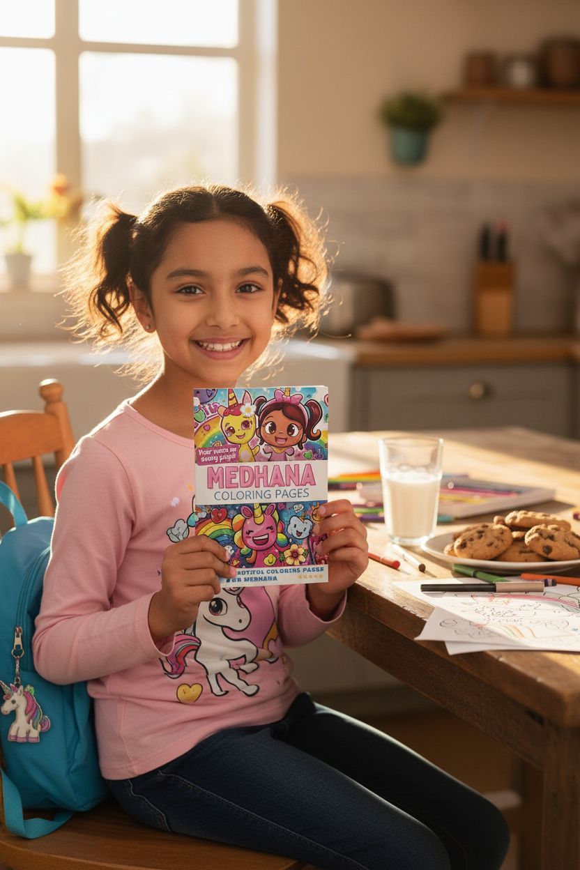 Medhana personal coloring pages