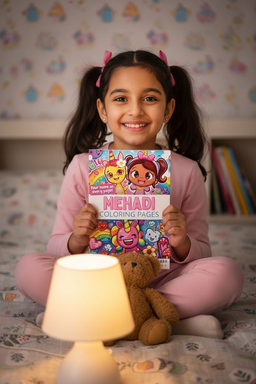 Mehadi personal coloring pages