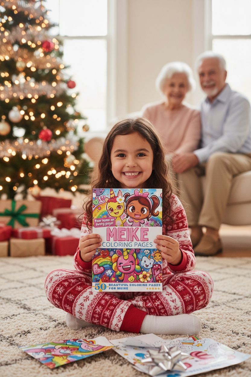 Meike Christmas coloring pages gift