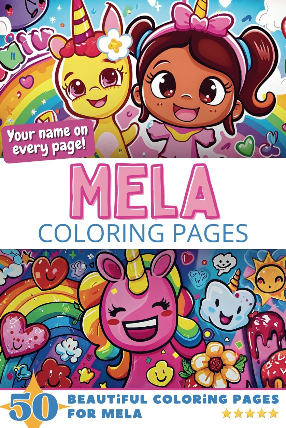 Mela Coloring Book Cover