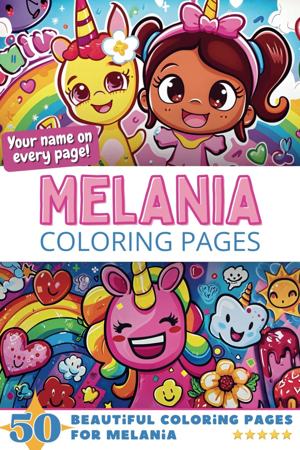 Melania Coloring Book Cover