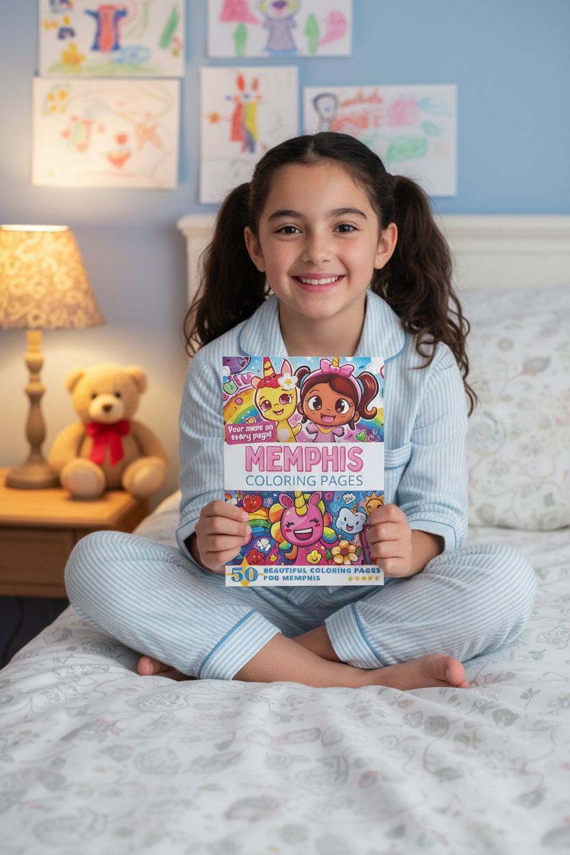 Memphis personal coloring pages