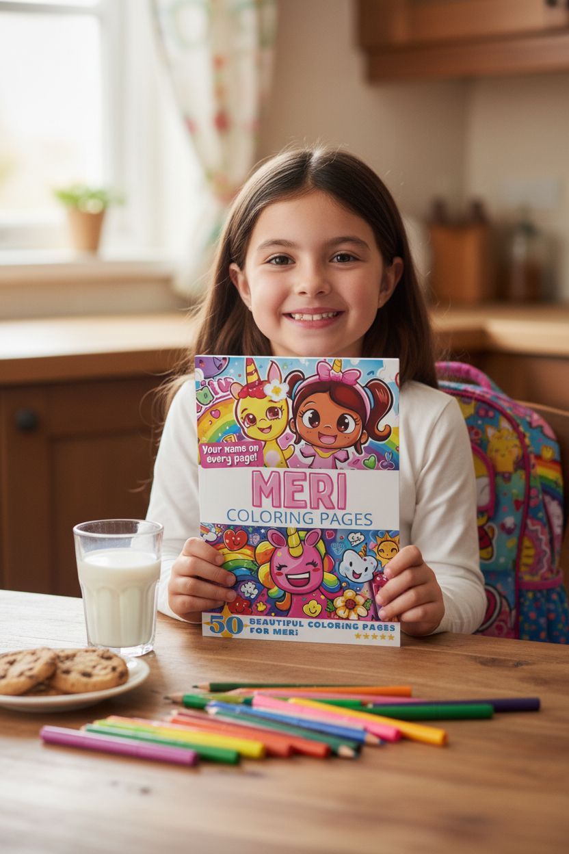 Meri personal coloring pages