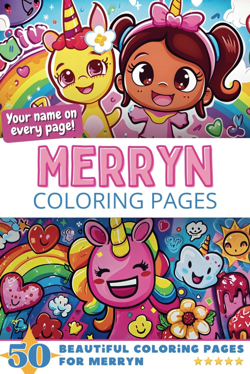 Merryn Coloring Pages Cover