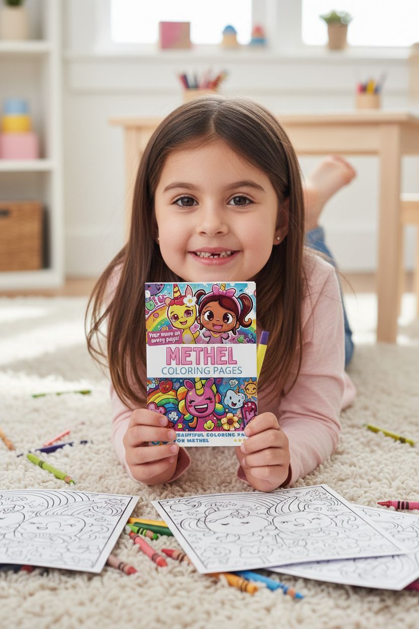 Methel personal coloring pages