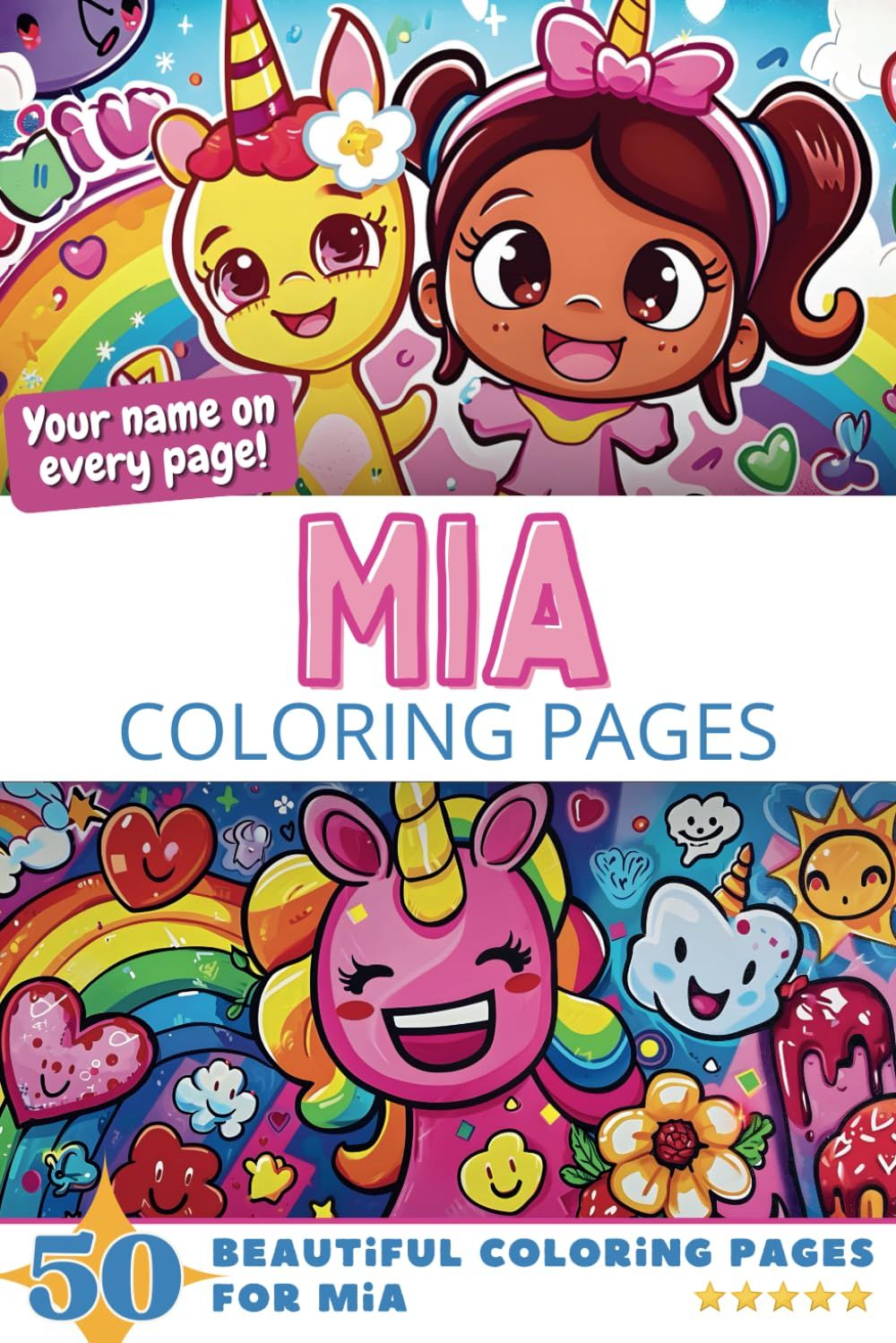 Mia Coloring Pages Cover