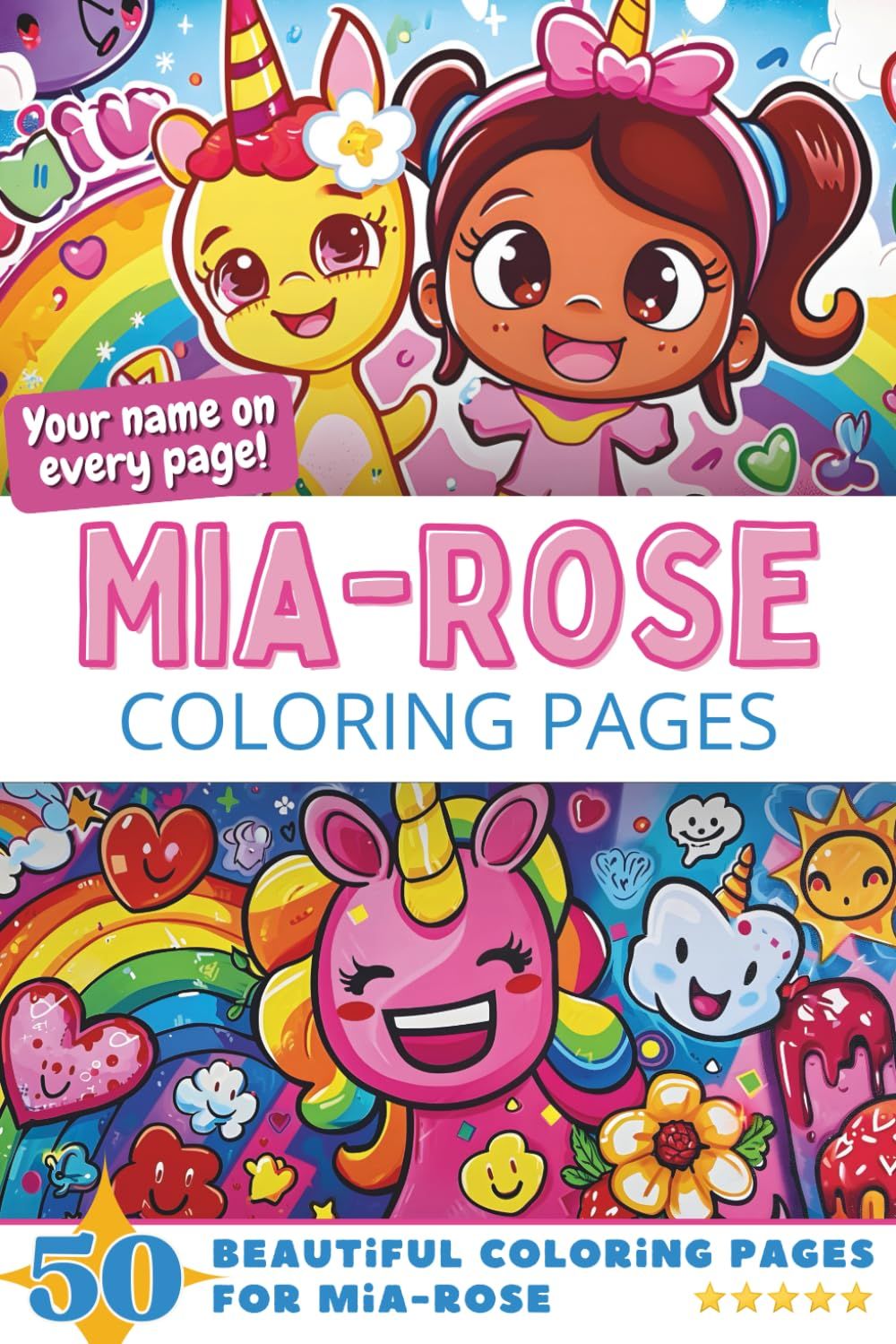 Mia-Rose Coloring Pages Cover