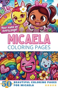 Micaela Coloring Book Cover