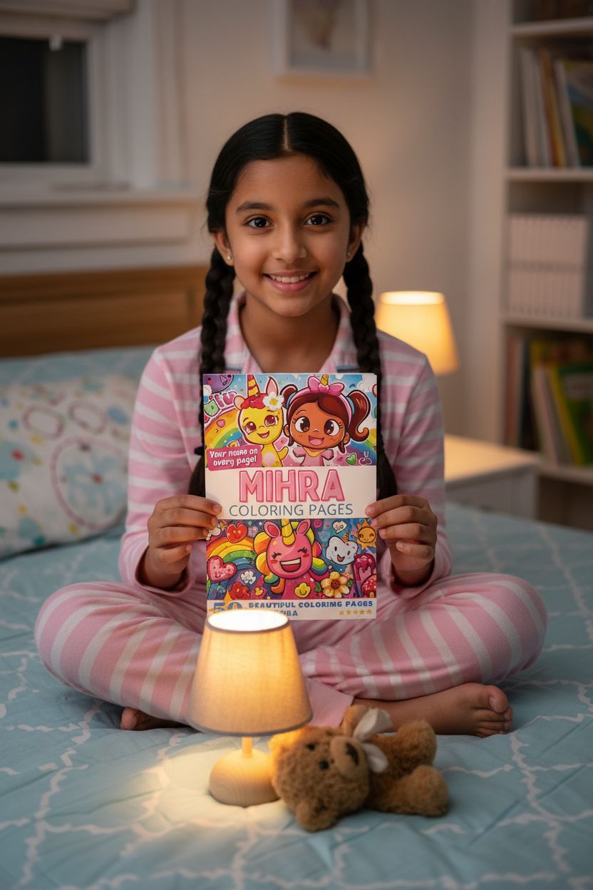 Mihra personal coloring pages