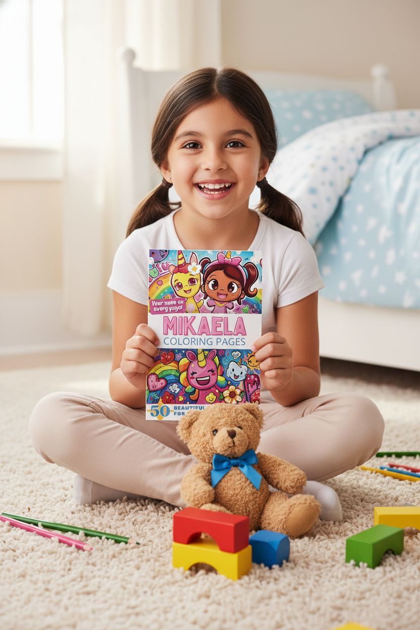 Mikaela personal coloring pages