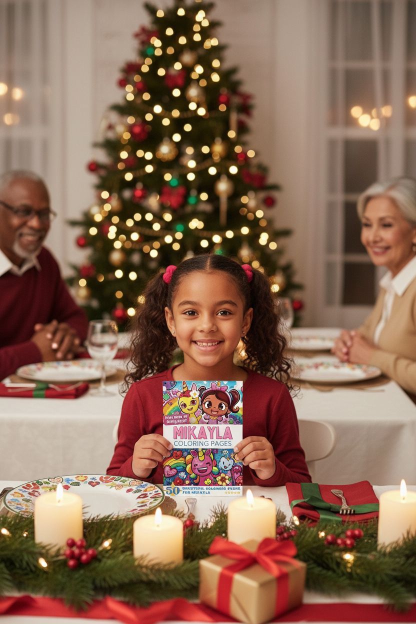 Mikayla Christmas coloring pages gift