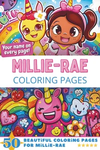 Millie-Rae Coloring Book Cover